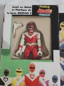 Bioman 2 Force Maskman Bandai 1987 rare en boîte française jouet métal chogokin - Imagen 1 de 24