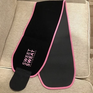 Fascia per rifinire la vita dolce sudore ~ nero e rosa - Foto 1 di 2