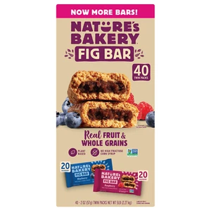 Nature's Bakery Fig Bar, Variety Pack, 2 oz, 40-count - Picture 1 of 5