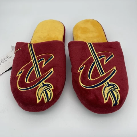 Cleveland Cavaliers NBA Basketball FOCO House Slippers House Pajama Shoes Sz9-10 Cover