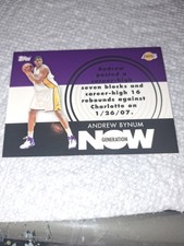 2007-08 Topps Generation Now Lakers Basketball Card #GN17 Andrew Bynum