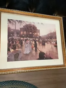 Firmato a mano C. Kieffer A Wedding - Party Notre Dame, Parigi ~ splendidamente incorniciato - Foto 1 di 15