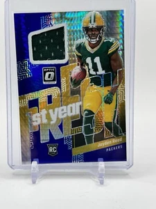 Jayden Reed 2023 Donruss Optic Football First Year Freshman FYF-JR Blue Prizm - Picture 1 of 2