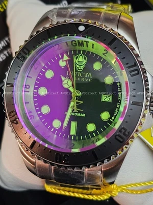 Invicta - Swiss 515.24h  HYDROMAX GMT 1000m Tinted Crystal  PRO DIVER mens watch - Image 1 of 4