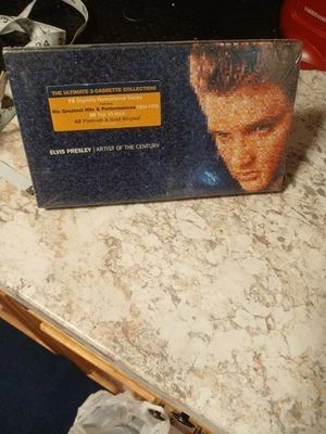 New Sealed Package Elvis Presley Artist of the Century 3 Cassette Tape Box Set  Foto 1 de 4