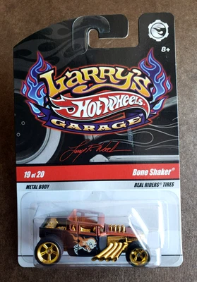 2009 Hot Wheels BONE SHAKER LBrown & Black LARRY'S GARAGE SERIES 1:64 RR 5-Spoke - Image 1 of 4