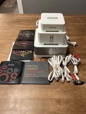 Sonos 1st Gen Connect Amp, Connect And Bridge Combo With Cables And Setup CD. - Image 1 of 4