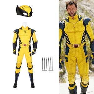 XMen Origins Wolverine Disfraz Juegos con disfraces Body Conjunto Para Hombres Halloween Mono - Imagen 1 de 26