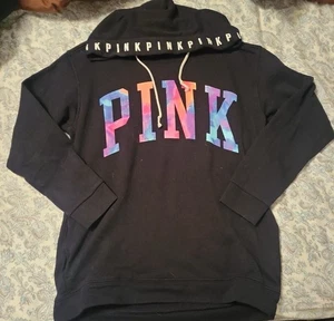 Rare VS Pink Watercolor Hoodie Gr. Small 2017 Water Color Victoria Secret Pink  - Bild 1 von 2