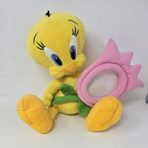 Warner Brothers Tweety Pie Photo Frame Soft Plush Toy Looney Tunes Rare 2000 - Picture 1 of 10