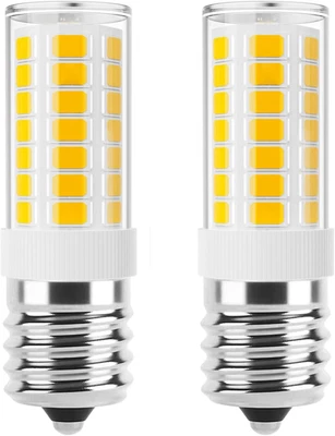 LED Microwave Light Bulbs under Hood 40W Equivalent, E17 LED Bulb Dimmable - Image 1 of 4