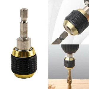 For Electric Drill Connecting Rod Quick Coupling 1 Pcs 1/4 In Hex Handle Adapter - Picture 1 of 12