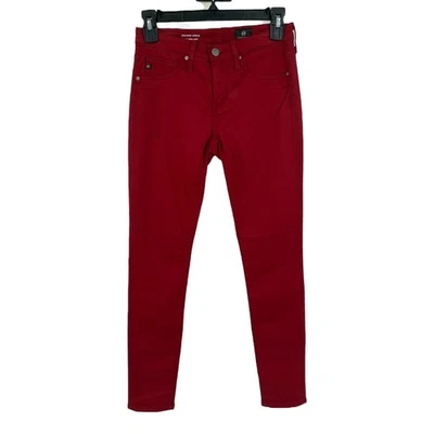 Jeans AG Adriano Goldschmied The Legging Tobillo Super Skinny Jeans Rojo Talla 24 Foto 1 de 4