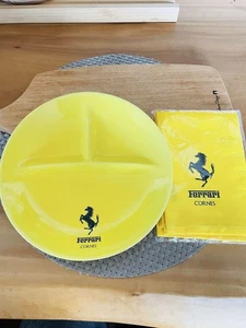 Ferrari Cornes Logo Plate Ceramic Display Official Collectible Automotive Decor - Picture 1 of 14