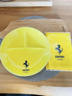 Ferrari Cornes Logo Plate Ceramic Display Official Collectible Automotive Decor - Image 1 of 4