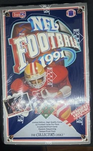 1991 Upper Deck NFL Football Box Premiere Edition Factory Sealed Joe Montana - Picture 1 of 2
