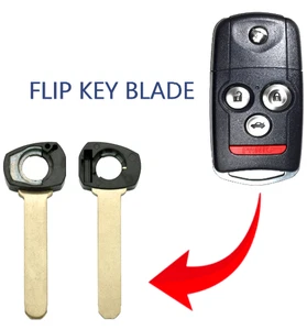 SET OF 2 Flip Key Blade For Acura 2007-2013 MDX RDX TL TSX ZDX HO01 - Picture 1 of 7