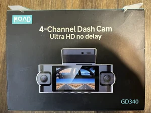 Road Witness GD340 4K 360° DashCam 4 Kanal Dashcam vorne und hinten innen 128G - Bild 1 von 20