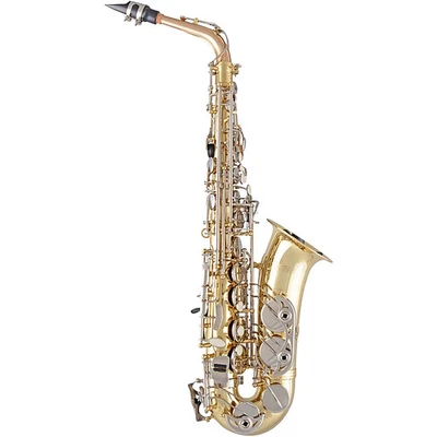 Saxofón alto Selmer serie 300 lacado llaves niqueladas Foto 1 de 4