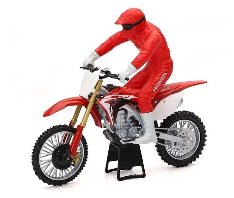 NEWRAY - Moto cross avec pilote - HONDA CRF 450R - 1/12 - NEW57875
