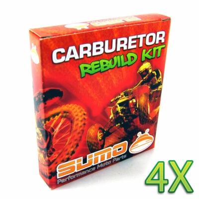 4 X Kawasaki High Quality Carburetor Rebuild Carb Repair Kit Z1 KZ900(1973-1975) Foto 1 de 4