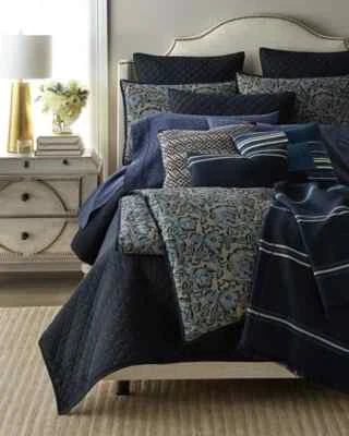 New Ralph Lauren Journey's End Rainey Navy Floral Duvet Cover - King - Image 1 of 4