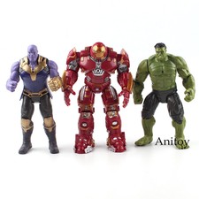 Marvel The Avengers Figure Super Heroes Iron Man Hulk Action Figures Toys 17cm