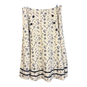Voodoo Vixen Vintage Inspired Sailor Nautical Midi Skirt Size XL - Picture 1 of 12