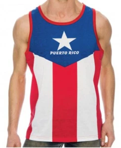 Men's PUERTO RICO Tank Top Flag / Heritage Size: MEDIUM - Picture 1 of 2