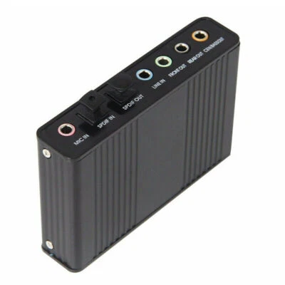 Adattatore uscita audio scheda audio esterna 6 canali SPDIF USB ottico per PC GL - Immagine 1 di 4