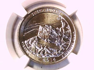 Shenandoah NP 2014 D Washington Quarter NGC MS 67 3914455-006 - Picture 1 of 3