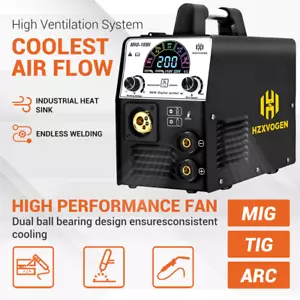 4 EN 1 200A MIG MAG Schweißinverter SYN Schweißgerät WIG MMA Inverter IGBT 230V - Bild 1 von 13