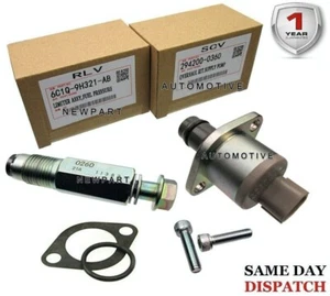 PARA NISSAN NAVARA 2.5 DCI REGULADOR BOMBA DE COMBUSTIBLE VÁLVULA DE ALIVIO DE PRESIÓN RIEL - Imagen 1 de 1