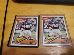 2018 CLASSICS JIM KELLY BLANK BACK PARRALLEL (X2) 34 & 49/50 HOF 4X SUPERBOWL QB - Picture 1 of 4