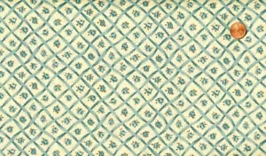 AUSVERKAUF - "IN THE MANOR" BLAUES BAND SPALIER QUILT STOFF - BENARTEX - Bild 1 von 1