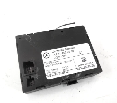 Mercedes-Benz E350 2006 06 módulo de control de puerta de enlace de bloqueo central OEM Foto 1 de 2