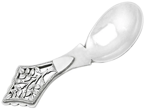 Antique George V Sterling Silver Caddy Spoon by Henry George Murphy 1929 Cover