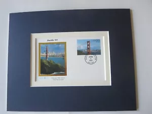 San Francisco - The Golden Gate Bridge & First Day Cover of its stamp - Bild 1 von 1