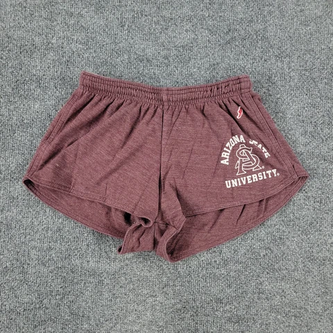 Arizona State Sun Devils Shorts Women's Small Red Burgundy ASU Embroidered Logo Cover