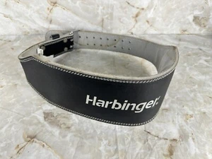 Harbinger Leather Weight Lifting Belt sz Large, Training Belt - Picture 1 of 5