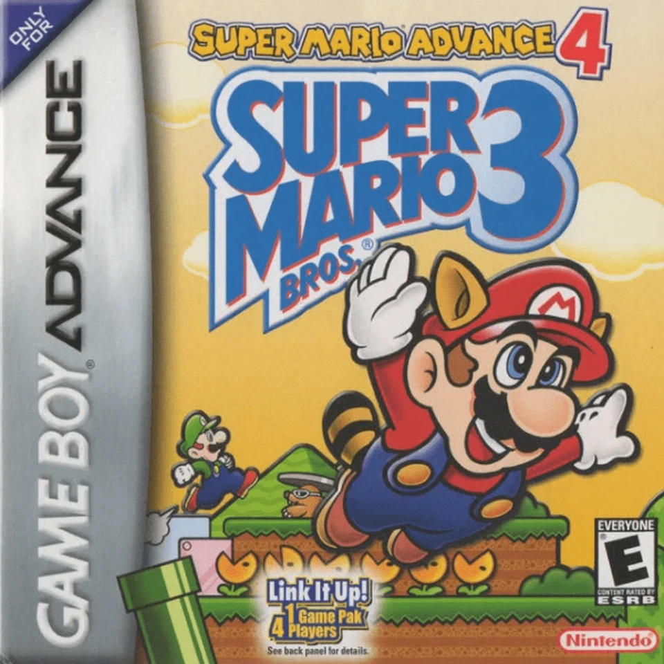 Super Mario Advance 4, Super Mario Bros 3 GBA Videojuego Gameboy Advance 2003 Foto 1 de 1