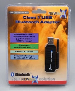 NewLink Class 1 v1.1 Bluetooth Adapter - 100m Range ~ NEW & SEALED - Afbeelding 1 van 5