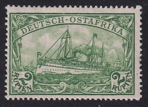 GERMAN EAST AFRICA 1920 Large Yacht 2r (Wmk Lozenges) SG 43 MH/* (CV £80) - Picture 1 of 2