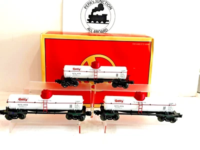 LIONEL 6-26975 #2 GETTY 3-CAR DIECAST 1-DOME TANK SET BLT'90 NIB-MOB - Image 1 of 4