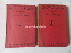 The Russian Peasant & Other Studies by John Maynard Left Book Club Ed  Book 1 &2 - Imagen 1 de 6