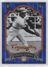 2012 Panini Cooperstown Blue Crystal Collection /499 Roberto Clemente #18 HOF