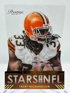 TRENT RICHARDSON 2013 Panini Prestige #4 Stars of the NFL Acetate Die-Cut Insert - Picture 1 of 2