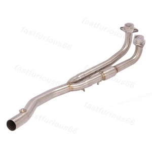 Header Exhaust Pipe For Kymco AK550 2017-2021 Connect Original Tips Front Tube - Picture 1 of 6