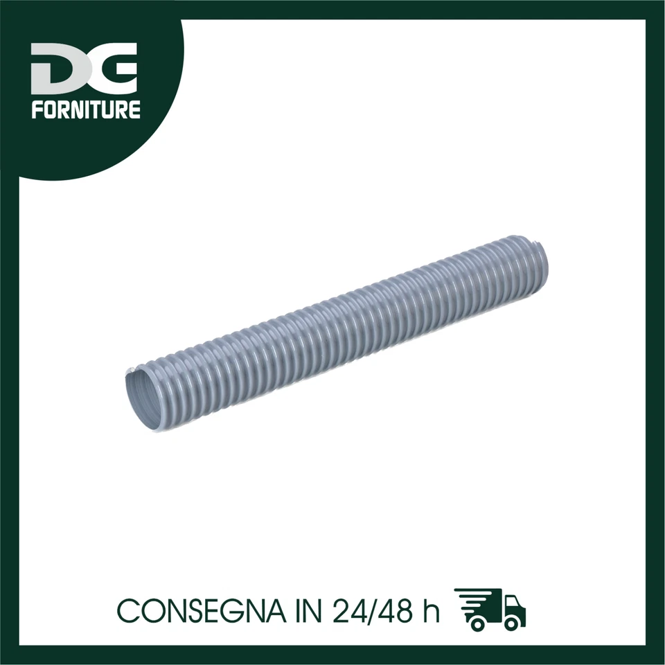 TUBO ASPIRAZIONE ARIA EOLO IN PVC PLASTIFICATO CON SPIRALE IN PVC RIGIDO ANTIURT - Immagine 1 di 1