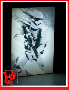 STAR WARS Cadre Toile à Leds STORMTROOPER Light Usb lampe Luminart # NEUF # - Imagen 1 de 6